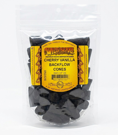 Wildberry Cherry Vanilla Back Flow Incense Cones